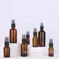 Amber 100 ml spray glass essential oil bottles